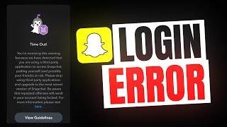 Snapchat Login Error? Here’s How to Fix It