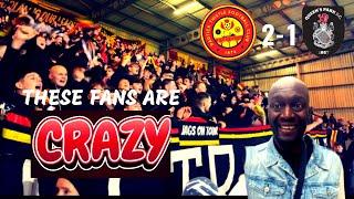 THESE FANS ARE AMAZING BUT ALSO CRAZYPARTICK THISTLE 2-1 QUEENS PARK MATCHDAY VLOG