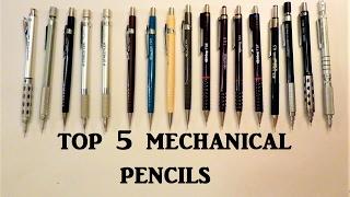 Top 5 Mechanical Pencils Review, Pentel, Staedtler, Rotring,