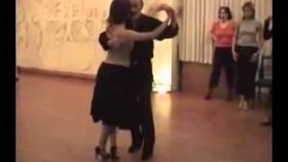 Carlos Gavito tango class in Buenos Aires Nov. 2004, http://prishepov.ru, archive video, tango