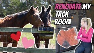 Renovating my tack room! | Daily vlog