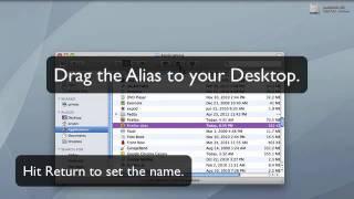 How to Make a Desktop Shortcut in Mac OS X