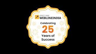 WeblineIndia Celebrating 25th Anniversary #lifeatwebline #workanniversary