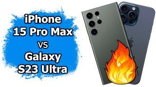 Битва года: iPhone 15 Pro Max и Galaxy S23 Ultra