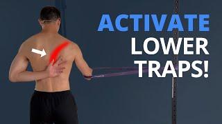 SHOULDER PAIN? Infraspinatus & Lower Trapezius Activation Exercise