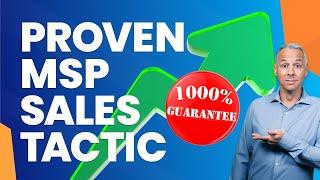 An MSP Sales Promotion 1,000% Guaranteed To Work