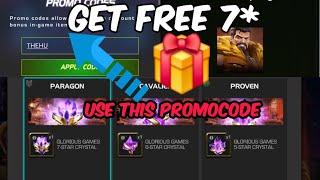 Get Free 7* - Use this Promo Code | Kabam Generous at Peak 