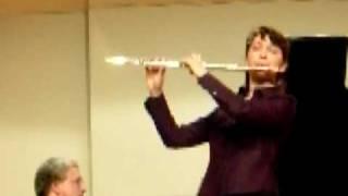 Mimi Stillman, flute in concert