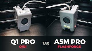 QIDI Q1 PRO vs FLASHFORGE A5M PRO compared to P1S (3D Print Quality Review)