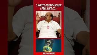 'I don't write prose poetry' - G. Sudhakaran | #Poetry #Literature #Kerala