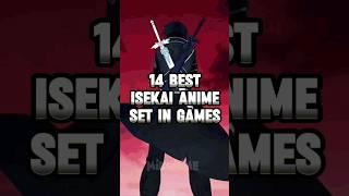 14 Best Isekai Anime Set in Games #anime #ranked #isekai #games #swordartonline #kirito #shorts