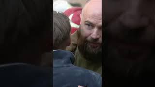 Lviv father comforted after losing family