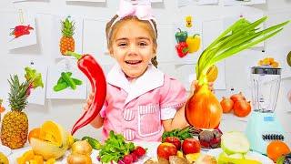 Mia opened Smoothie Cafe  competition Delicious vegetables and fruits  Nastya Artem Mia | Collection