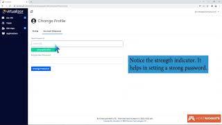 How to change the password of your Virtualizor account   HostNamaste