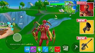 Samsung S23 Ultra 60 FPS Fortnite Mobile Gameplay *NEW IRON SPIDER SKIN DOMINATING IN FORTNITE OG!!*