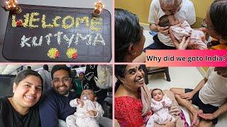 Revealing why we went to India with 2.5month old baby | My dad's health condition | Awareness video