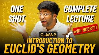 Introduction to Euclid's Geometry Class 9 in One Shot  | Class 9 Maths Chapter 5 Complete Lecture