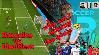 Barcelos Vs Limitless | DLS23 | Goals Missed | Football Gaming