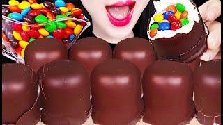 ASMR Super Dickmann's Chocolate Marshmallow 슈퍼 딕만스 초콜릿 마쉬멜로우 Mukbang, Eating