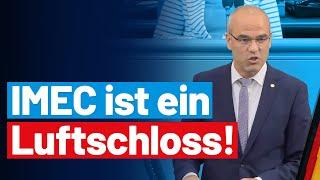 Dr. Rainer Rothfuß zum Wirtschaftskorridor Indien-Nahost-Europa - AfD-Fraktion im Bundestag