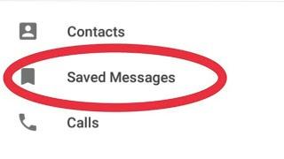 What Is Saved Messages Feature And Use this Option In Telegram