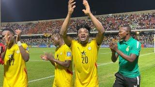 BLACK STARS PLAYERS CELEBRATION AFTER GHANA VS CHAD 5-0 WIN…KUDUS, NUAMAH, KAMALDEEN, PARTEY & ALL