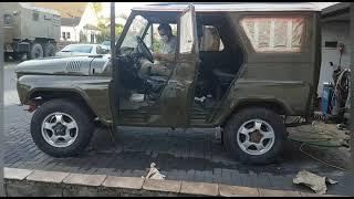 Уаз Хантер, грунт и покраска! Uaz Hunter mal schnell lackiert!