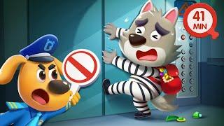 Elevator Safety Cartoon | Outdoor Safety | Detective Cartoon| Kids Cartoon | Sheriff Labrador