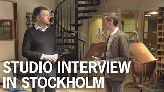 ABBA historian Carl Magnus Palm interview at Atlantis / Metronome Studio, Stockholm, Sweden