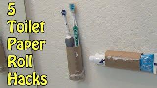 5 Toilet Paper Roll Hacks that will make your life more simple, Try it out!