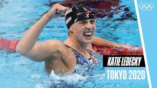  Katie Ledecky at Tokyo 2020 ‍️  | Athlete Highlights