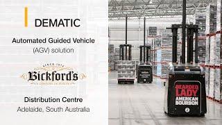 Automated Guided Vehicle (AGV) Solution at Bickford’s Distribution Centre - DEMATIC