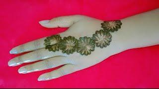 Simple Mehndi Hack/Diy | latest easy mehndi  | back mehndi design #mehndi #mehndidesign