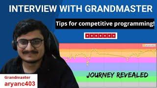 Interview with a Grandmaster ft. aryanc403 | Tips for Competitive Programming