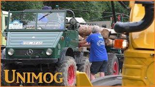 Holzrücken und Laden mit Unimog, Uniknick und MB-trac | 25 Jahre UCG