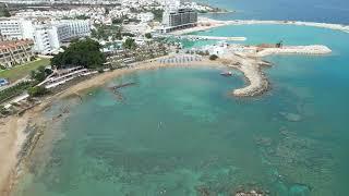 Pernera Beach & Hotel Agia Napa - Drone Fly DJI mini 3pro 4K