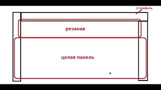 Видео-инструкция как подрезать и вставить последнюю панель