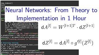 Neural Networks - Theory and Implementation