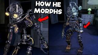 FNAF: SOTM Mimic Model Up Close & Morph in Slow Motion