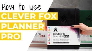 How to Use the Clever Fox Weekly Planner PRO