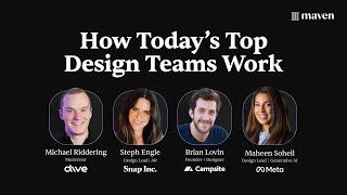 How Today's Top Design Teams Work