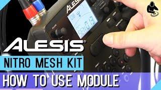 Alesis Nitro Mesh Kit Module Instructions