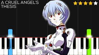 NEON GENESIS EVANGELION OP - A Cruel Angel’s Thesis | Piano Tutorial