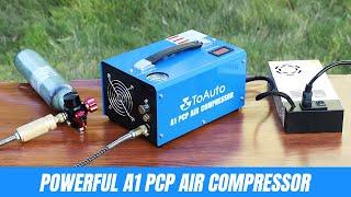 How to use ToAuto A1 PCP AIR Compressor? Portable air pump use tutorial and common problems solve.