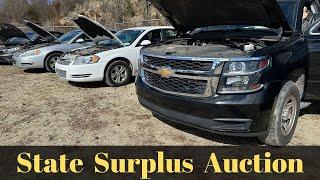 State Vehicle Surplus Auction and Results