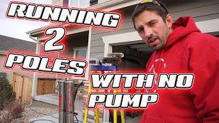 XERO PURE X2 | RUNNING 2 WATER FED POLES WITH NO PUMP | WINDOW CLEANING TOOLS