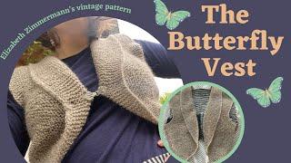 The Butterfly Vest! Elizabeth Zimmermann, Vintage Knitting , + the Value of Sustainable Fashion
