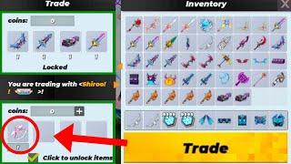 Trade : "LOVE RING" Scythe & VIP Items!! Skyblock - Blockman Go