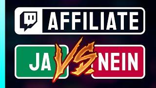 Lohnt es sich Twitch Affiliate zu werden?