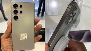 Samsung S24 Ultra Titanium Vs iPhone 15 Pro Max Titanium | Tech Tonics #phone #s24ultra